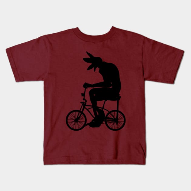 Stranger Things Demogorgon Cycling (v2) Kids T-Shirt by Spindor